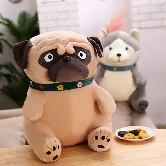 40-65CM Sand Dogs Doll Stuffed Simulation Dogs Plush Sharpei Pug Lovely Puppy Pet Toy Plush Animal Toy Children Kids Birthday Christmas Gifts