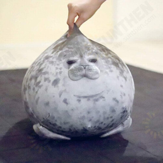 40/60 CM Chubby Blob Seal Pillow Stuffed Cotton Plush Ocean Animal Cute Toy for Gifts