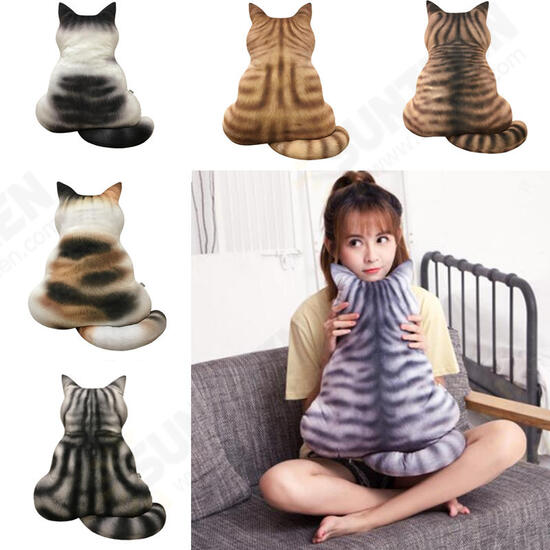 43cm Cute Cat Soft Plush Back Shadow Toy Sofa Pillow Seat Cushion Stuffed Plush Toy Birthday Gift for Boys or Girls Room