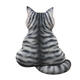 43cm Cute Cat Soft Plush Back Shadow Toy Sofa Pillow Seat Cushion Stuffed Plush Toy Birthday Gift for Boys or Girls Room