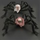 75*75cm Simulation Skull Ghost Head Plush Spider Spider Leg Straighten Horror Toy