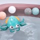 Amphibious Drag And Playing Octopus On The Chain Bathroom Water Toys Matchmaking Baby Crabs Clockwork Bath Toys Walking Octopus