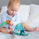 Amphibious Drag And Playing Octopus On The Chain Bathroom Water Toys Matchmaking Baby Crabs Clockwork Bath Toys Walking Octopus