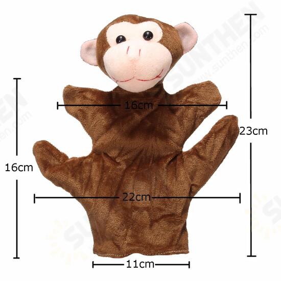 Animal Wildlife Soft Plush Story Hand Finger Glove Puppets Kid Children Toy