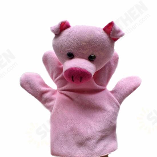 Animal Wildlife Soft Plush Story Hand Finger Glove Puppets Kid Children Toy