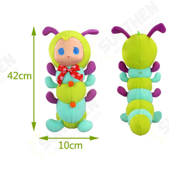 Caterpillar Stuffed Bedtime Playmate Short Plush Toy Gift Decor Collection