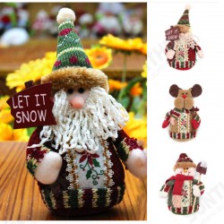 Christmas Supplies Snowman Decoration Cloth Old Man Dear Toy Doll Christmas Supplies Snowman Decoration Cloth Old Man Dear Toy Doll