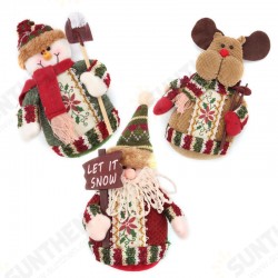 Christmas Supplies Snowman Decoration Cloth Old Man Dear Toy Doll Christmas Supplies Snowman Decoration Cloth Old Man Dear Toy Doll