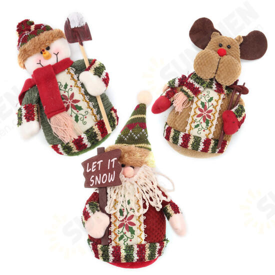 Christmas Supplies Snowman Decoration Cloth Old Man Dear Toy Doll