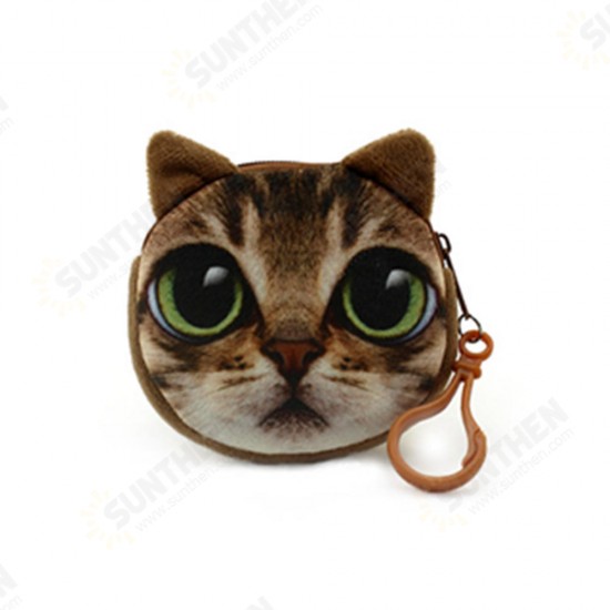 Cute Animal Cat Stuffed Plush Toy Handbag Chain Doll Toy Gift Collection