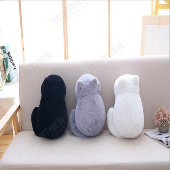 Cute Cartoon Cat Plush Cushions Pillow Back Shadow Cat Animal Stuffed Plush Toy Kid Gifts