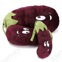 Cute Eggplant Purple Vegetables Stuffed Plush Toy 50/70/100cm Ornament Soft Doll Cute Eggplant Purple Vegetables Stuffed Plush Toy 50/70/100cm Ornament Soft Doll