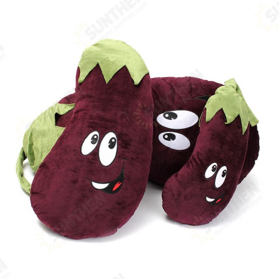 Cute Eggplant Purple Vegetables Stuffed Plush Toy 50/70/100cm Ornament Soft Doll