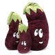 Cute Eggplant Purple Vegetables Stuffed Plush Toy 50/70/100cm Ornament Soft Doll