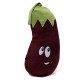 Cute Eggplant Purple Vegetables Stuffed Plush Toy 50/70/100cm Ornament Soft Doll