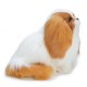 Cute Puppy Lifelike Simulation Dog Stuffed Plush Toy Realistic Home Desk Decoration