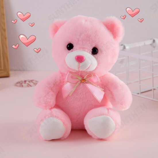 Girls Baby Cute Soft Stuffed Plush Teddy Bear Toy with LED Light Up for Kids Xmas Gift Girls Baby Cute Soft Stuffed Plush Teddy Bear Toy with LED Light Up for Kids Xmas Gift