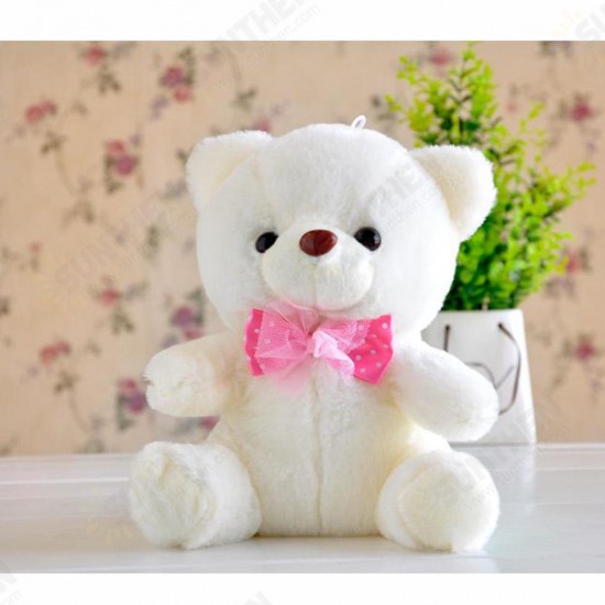 Girls Baby Cute Soft Stuffed Plush Teddy Bear Toy with LED Light Up for Kids Xmas Gift Girls Baby Cute Soft Stuffed Plush Teddy Bear Toy with LED Light Up for Kids Xmas Gift