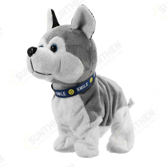 Interactive Dog Electronic Pet Stuffed Plush Toy Control Walk Sound Husky Reacts Touch