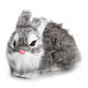 Lifelike Rabbit Crouching Animals Models Handmade Realistic Dolls Stuffed Plush Toy
