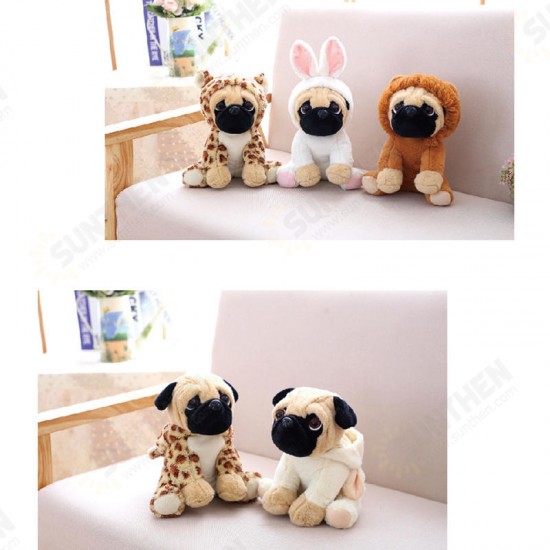 New Soft Cuddly Dog Toy in Fancy Dress Super Cute Quality Stuffed Plush Toy Kids Gift