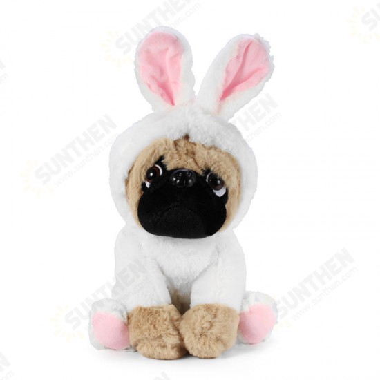 New Soft Cuddly Dog Toy in Fancy Dress Super Cute Quality Stuffed Plush Toy Kids Gift