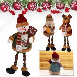 Santa Snowman Reindeer Doll Christmas Decoration Tree Hanging Ornament Gift Santa Snowman Reindeer Doll Christmas Decoration Tree Hanging Ornament Gift