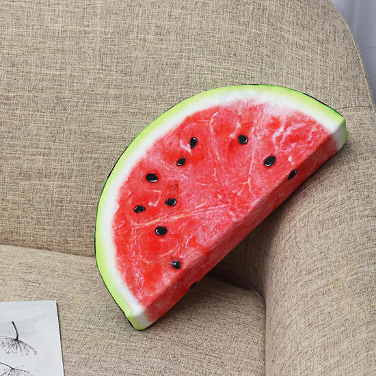 Semi-Circular Watermelon Grapefruit Orange Kiwifruit Simulation Fruit Plush Doll Summer Relief Nap Pillow Toys