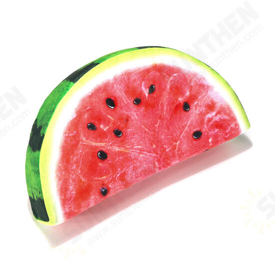 Semi-Circular Watermelon Grapefruit Orange Kiwifruit Simulation Fruit Plush Doll Summer Relief Nap Pillow Toys