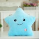 Smile Star LED Flash Light Stuffed Cushion Soft Cotton Plush Throw Pillow Decor Children Valentines Gift Toy