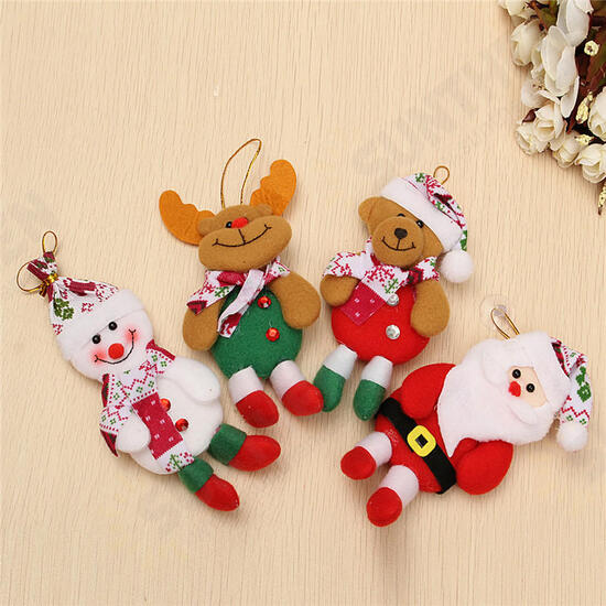 Snowman Bear Elk Ornament Christmas Classical Tree Decoration Home Decor