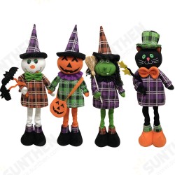 Stretchable Stuffed Plush Toy Halloween Party Cute Pumpkin Witch Decoration Toys Stretchable Stuffed Plush Toy Halloween Party Cute Pumpkin Witch Decoration Toys