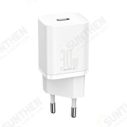 Super Si 30W USB PD Charger USB-C PD3.0 QC3.0 Fast Charging Wall Charger Adapter EU Plug for iPhone12 Samsung Huawei Mate40 OnePlus 8 Pro Super Si 30W USB PD Charger USB-C PD3.0 QC3.0 Fast Charging Wall Charger Adapter EU Plug for iPhone12 Samsung Huawei Mate40 OnePlus 8 Pro
