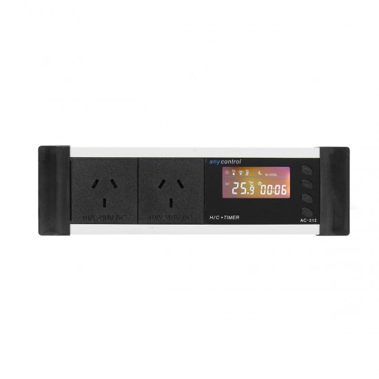 0~50℃ Cool/Heat Mode Temperature Controller Aquarium Switch Socket LCD Display US/EU/UK/AU Plug