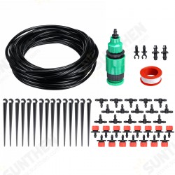 10 Meters DIY Plant Self Watering Adjustable Micro Drip Irrigation System Garden Hose Set 10 Meters DIY Plant Self Watering Adjustable Micro Drip Irrigation System Garden Hose Set