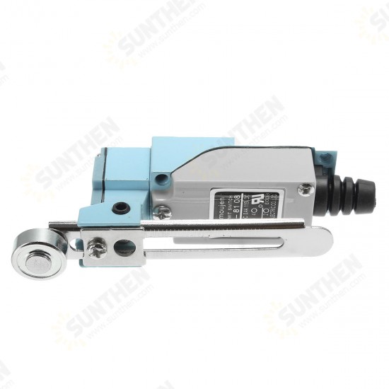 10 Types 250VAC Limit Switch IP65 Adjustable Actuator Roller Arm Rod Spring Coil Endstop Switch