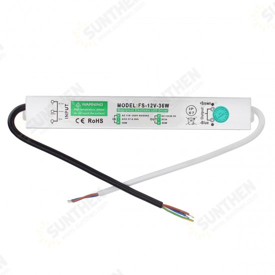 100-240V LED Driver Power Supply Transformer Power Supply Driver Led Light Waterproof IP67