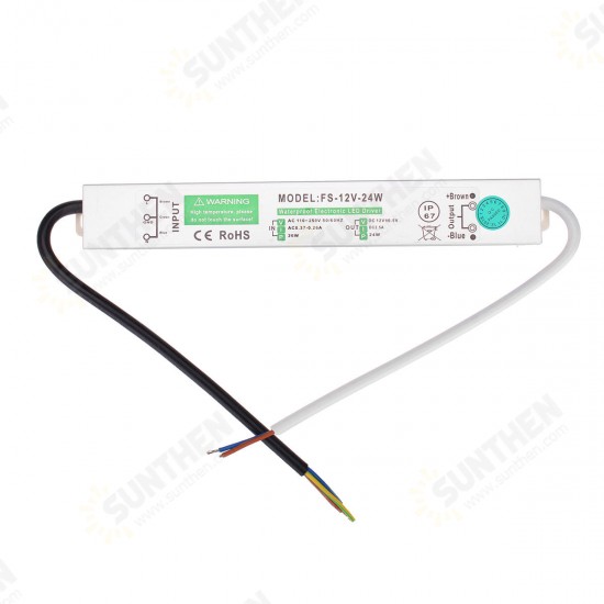 100-240V LED Driver Power Supply Transformer Power Supply Driver Led Light Waterproof IP67