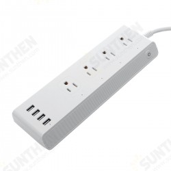 100-240V Smart WIFI Socket 4 US Plugs W/ 4 USB Ports Socket Switch Support Alexa/Echo/Google Home 100-240V Smart WIFI Socket 4 US Plugs W/ 4 USB Ports Socket Switch Support Alexa/Echo/Google Home