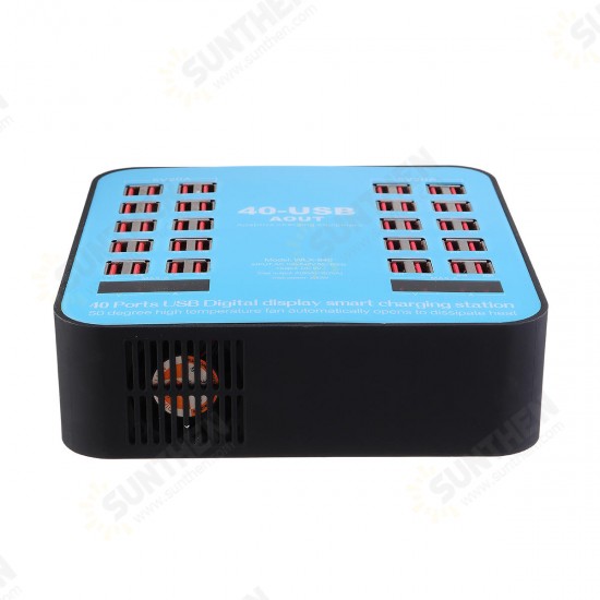 10/20/40 Ports Multi USB Intelligent Fast Charger Charging Station Travel Hub