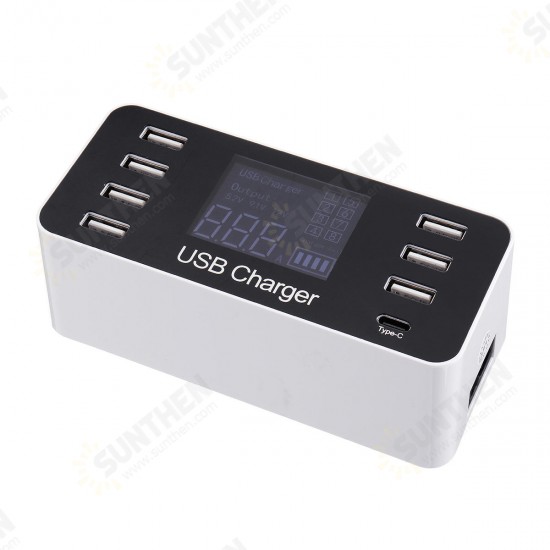 10/20/40 Ports Multi USB Intelligent Fast Charger Charging Station Travel Hub