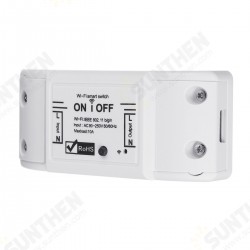 10A 2200W Wifi Smart Switch Compatible with Amazon Alexa & for Google Home Timer 10A 2200W Wifi Smart Switch Compatible with Amazon Alexa & for Google Home Timer