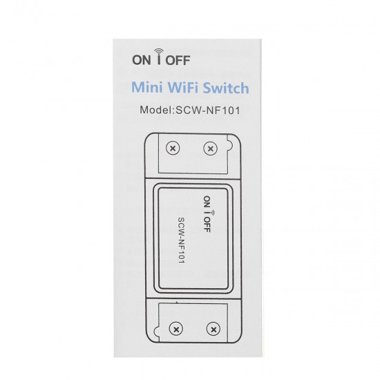 10A 2200W Wifi Smart Switch Compatible with Amazon Alexa & for Google Home Timer