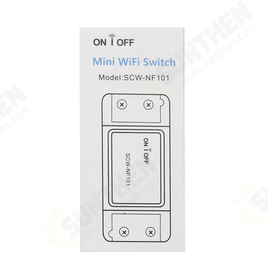 10A 2200W Wifi Smart Switch Compatible with Amazon Alexa & for Google Home Timer