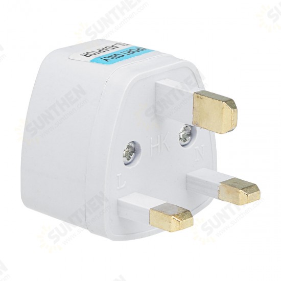 10A 250V Travel Universal Power Outlet Adapter UK/US/EU to Universal Plug Socket Converter