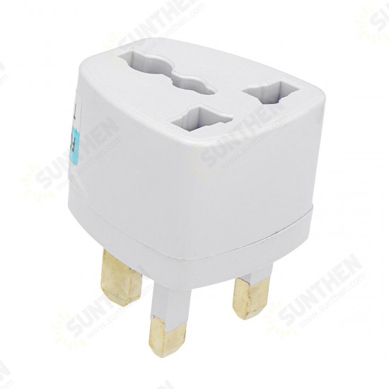 10A 250V Travel Universal Power Outlet Adapter UK/US/EU to Universal Plug Socket Converter