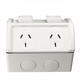 10A Weatherproof Double Powerpoint Outdoor Power Outlet Switch Socket AU