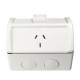 10A Weatherproof Single Powerpoint Outdoor Power Outlet Switch Socket AU