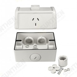 10A Weatherproof Single Powerpoint Outdoor Power Outlet Switch Socket AU 10A Weatherproof Single Powerpoint Outdoor Power Outlet Switch Socket AU