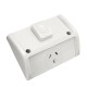 10A Weatherproof Single Powerpoint Outdoor Power Outlet Switch Socket AU